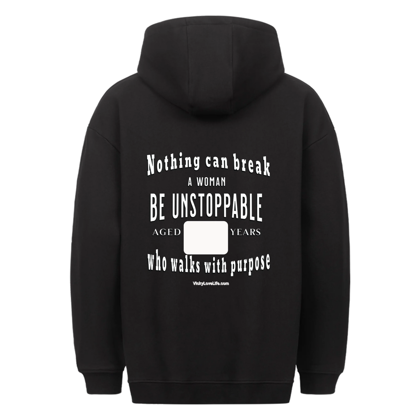 Dein Hoodie. Deine Story. Be Unstoppable + Zahl nach Wahl