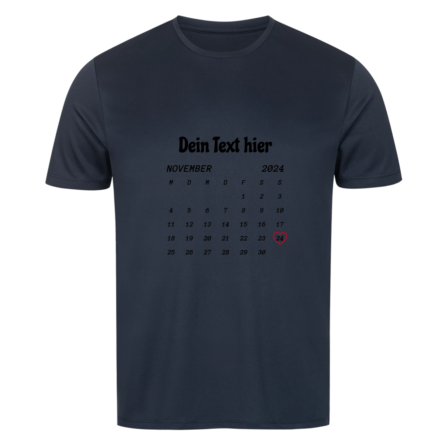Dein Moment, dein Shirt – Motiv, Text & Datum