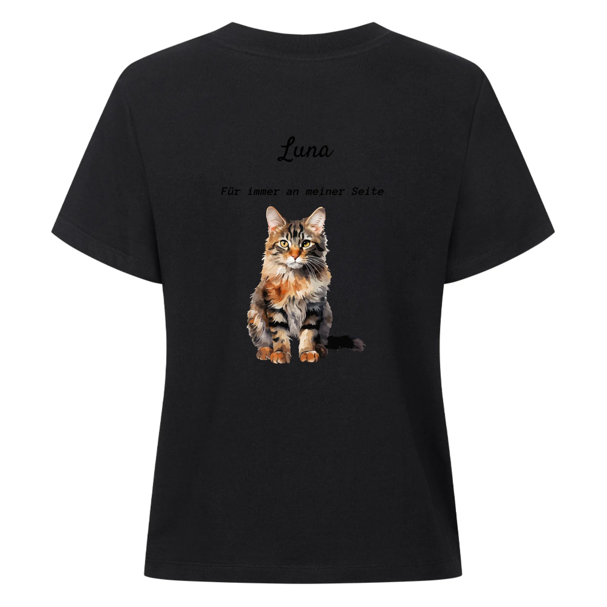 Personalisiertes T-Shirt mit deinem Foto, Wunschtext & Vierbeiner