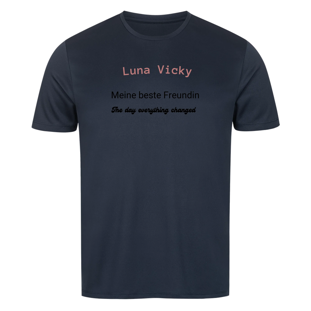 Personalisiertes T-Shirt mit Name, Datum & Wunschtext