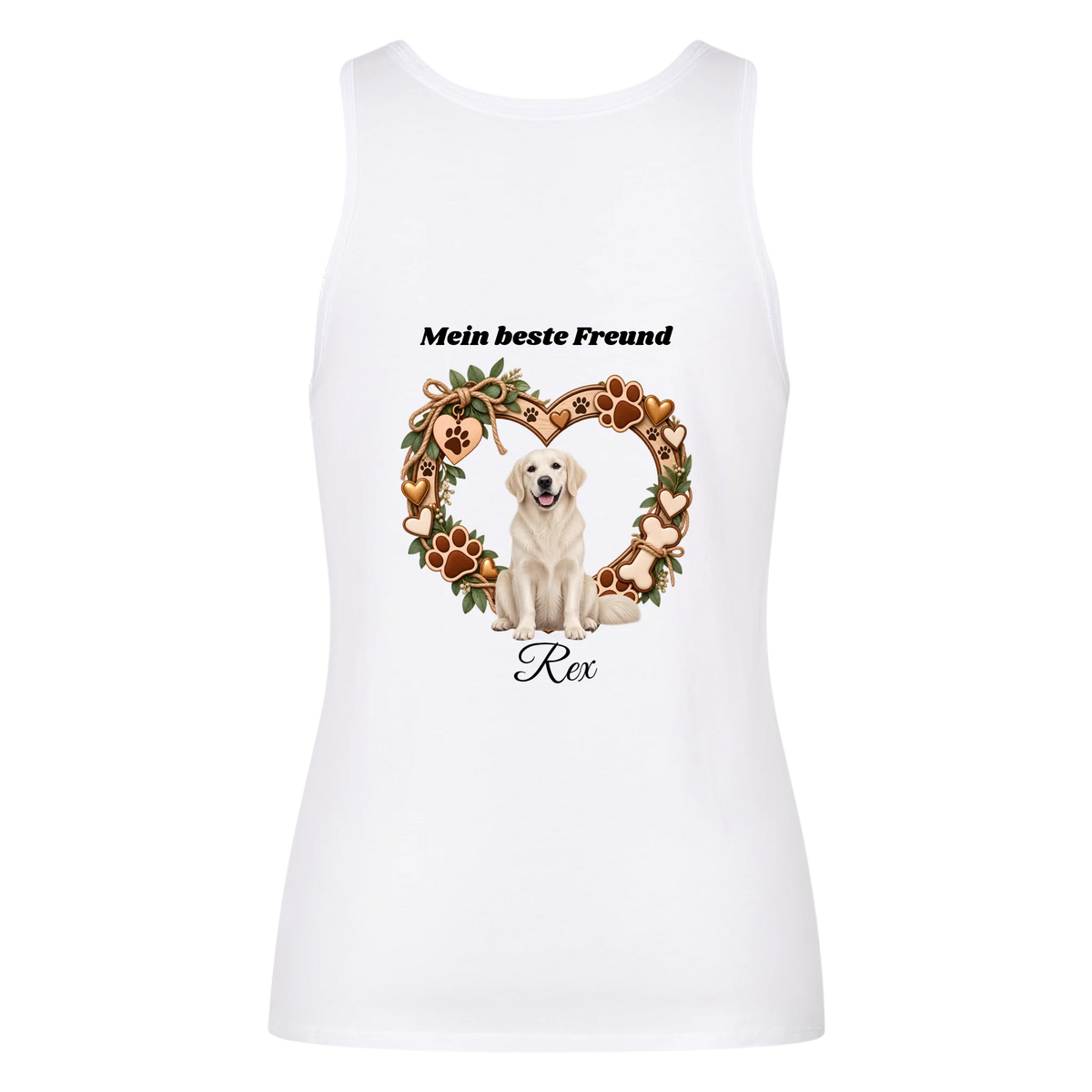 Personalisiertes Hunde-T-Shirt mit Foto & Name