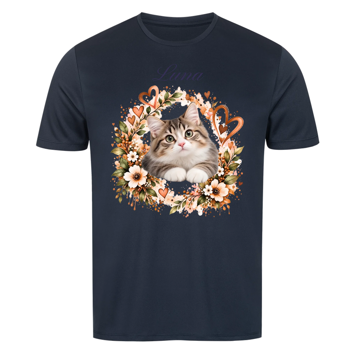 Meine Katze. Meine Familie.-Personalisiertes Oversize T-Shirt