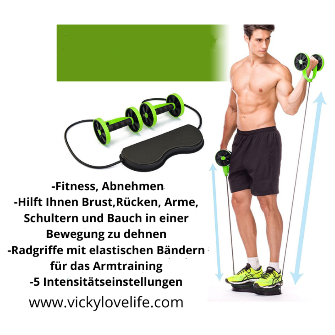 Bauchmuskel Roller- Multifunktional & Kompakt
