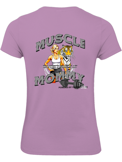 T-Shirt "Muscle Mommy" power Damen