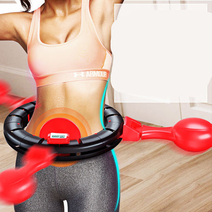Smart Fitness Hula-Hoop mit Gewicht-Effektives Bauch-& Taillentraining für Zuhause