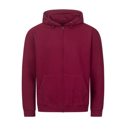 Mein bester Freund hat Pfoten-Personalisiertes Unisex Hoodie mit Reißverschluss