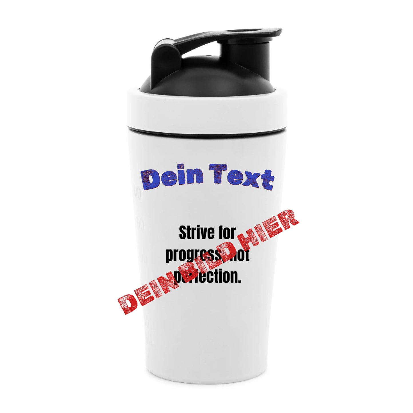 Shaker personalisierbar mit deinem Namen, Datum und Bild
