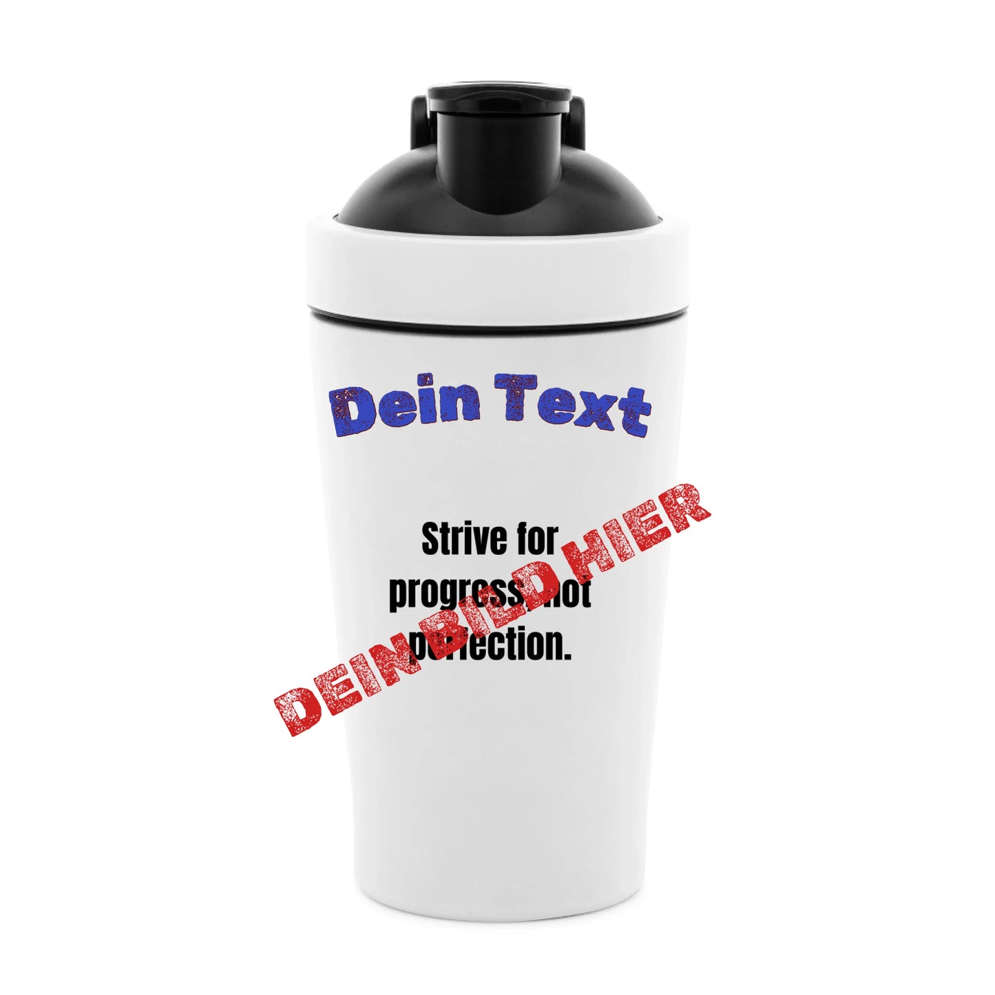 Shaker personalisierbar mit deinem Namen, Datum und Bild