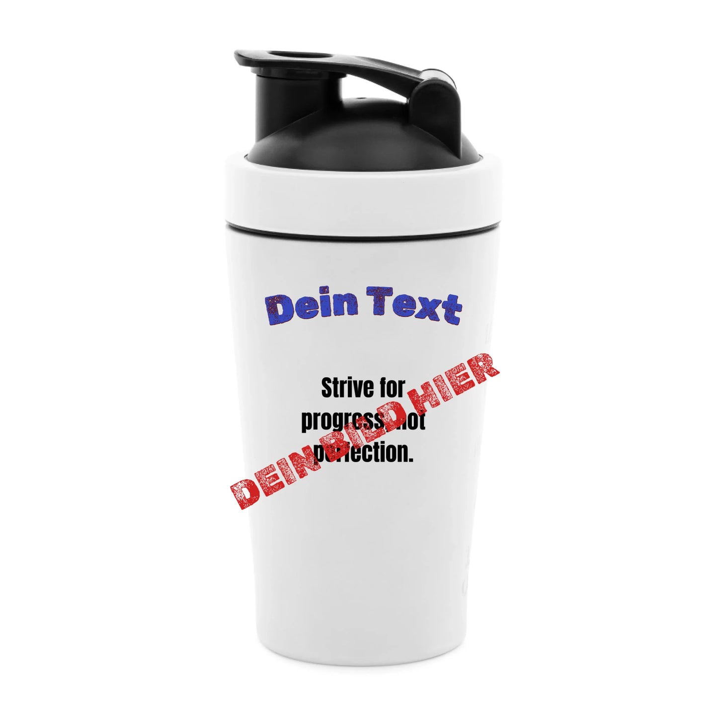 Shaker personalisierbar mit deinem Namen, Datum und Bild