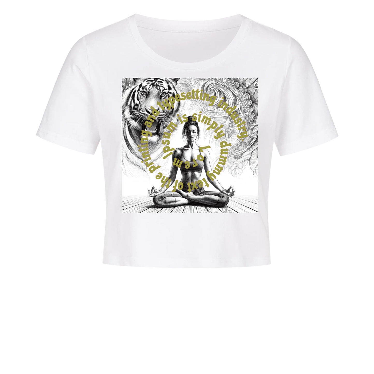 Fashion trifft Komfort – Cropped Shirt mit deinem Design