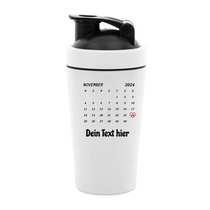 Dein Name. Dein Ziel. Dein Shaker.