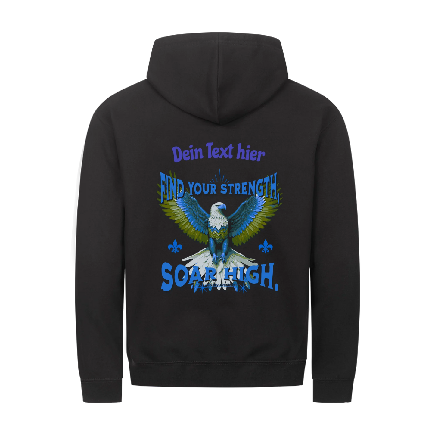 VLL Unisex Hoodie mit Reißverschluss – Einfach unverzichtbar