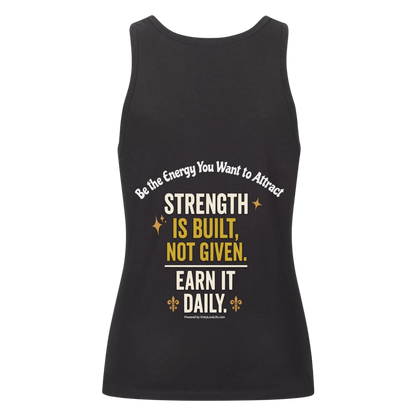 Tanktop crna Be the energy 013