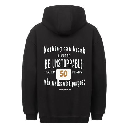Dein Hoodie. Deine Story. Be Unstoppable + Zahl nach Wahl