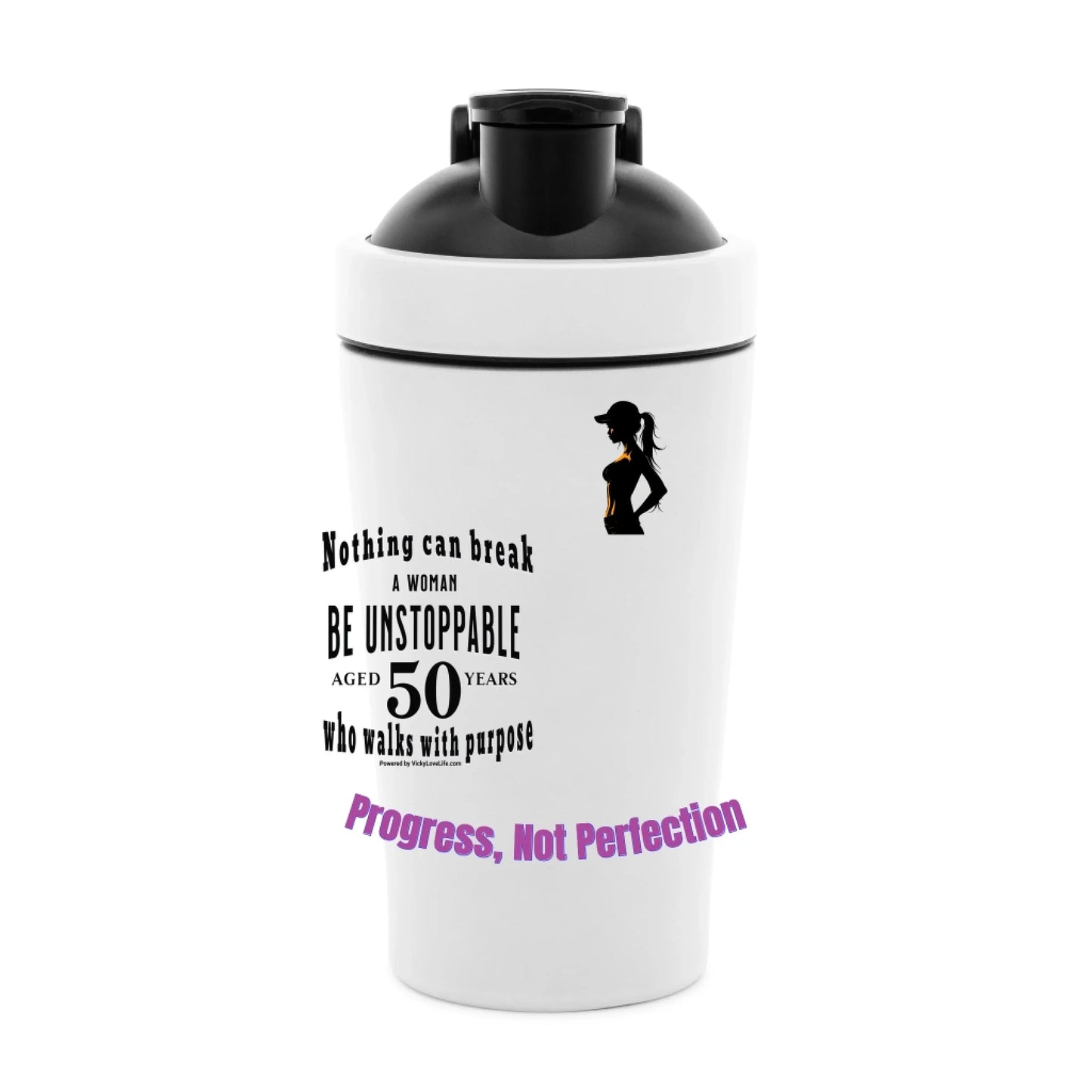 Shaker Progres not perfection teeinblue013