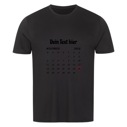 Dein Moment, dein Shirt – Motiv, Text & Datum