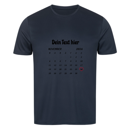Dein Moment, dein Shirt – Motiv, Text & Datum