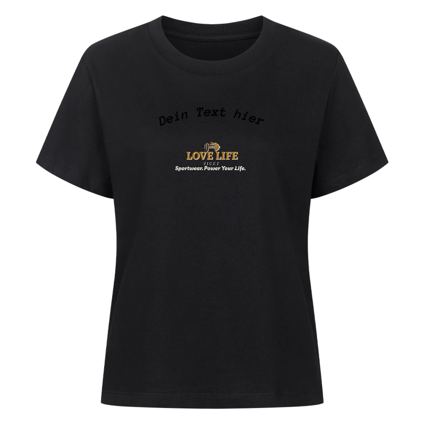 Personalisiertes Statement T-Shirt - Dein Foto & Text vorne & hinten