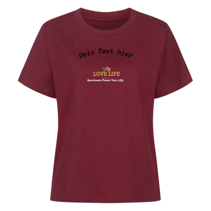 Personalisiertes Statement T-Shirt - Dein Foto & Text vorne & hinten