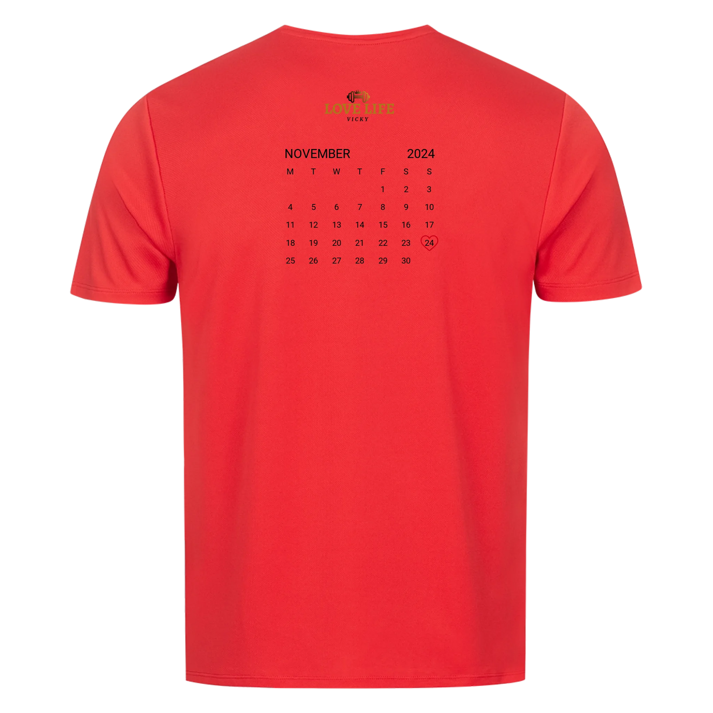 Personalisiertes T-Shirt mit Name, Datum & Wunschtext