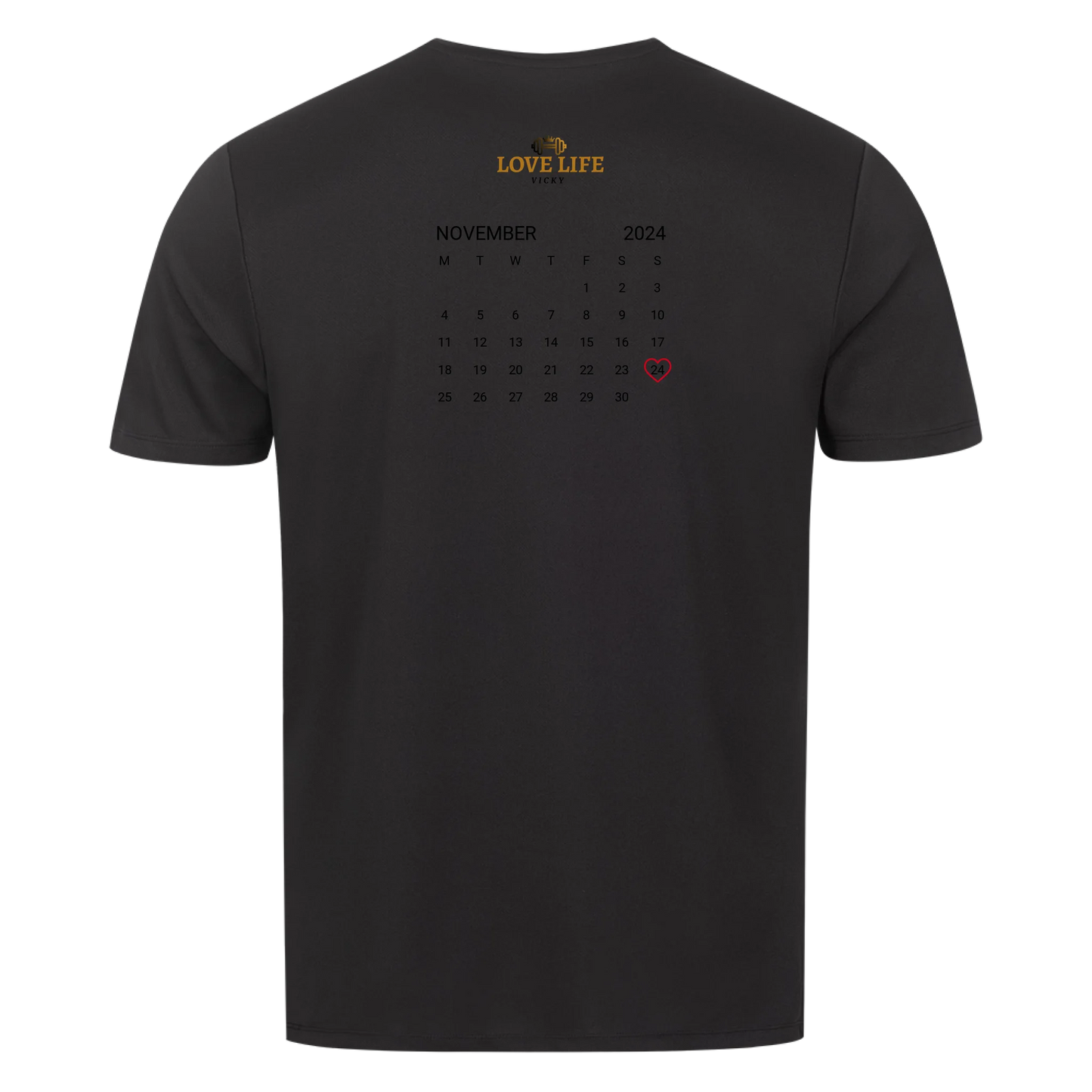 Personalisiertes T-Shirt mit Name, Datum & Wunschtext