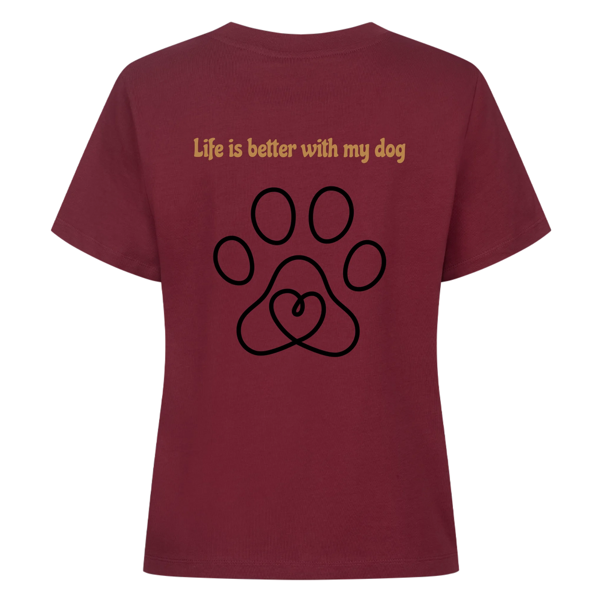Personalisiertes Dog Mom T-Shirt mit Wunschtext & Hundename🐕