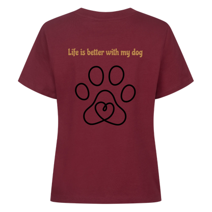 Personalisiertes Dog Mom T-Shirt mit Wunschtext & Hundename🐕