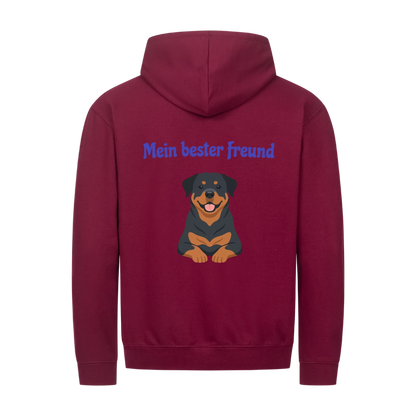 VLL Unisex Hoodie mit Reißverschluss –Dein Hund.Einzigartig wie eure Freundschaft