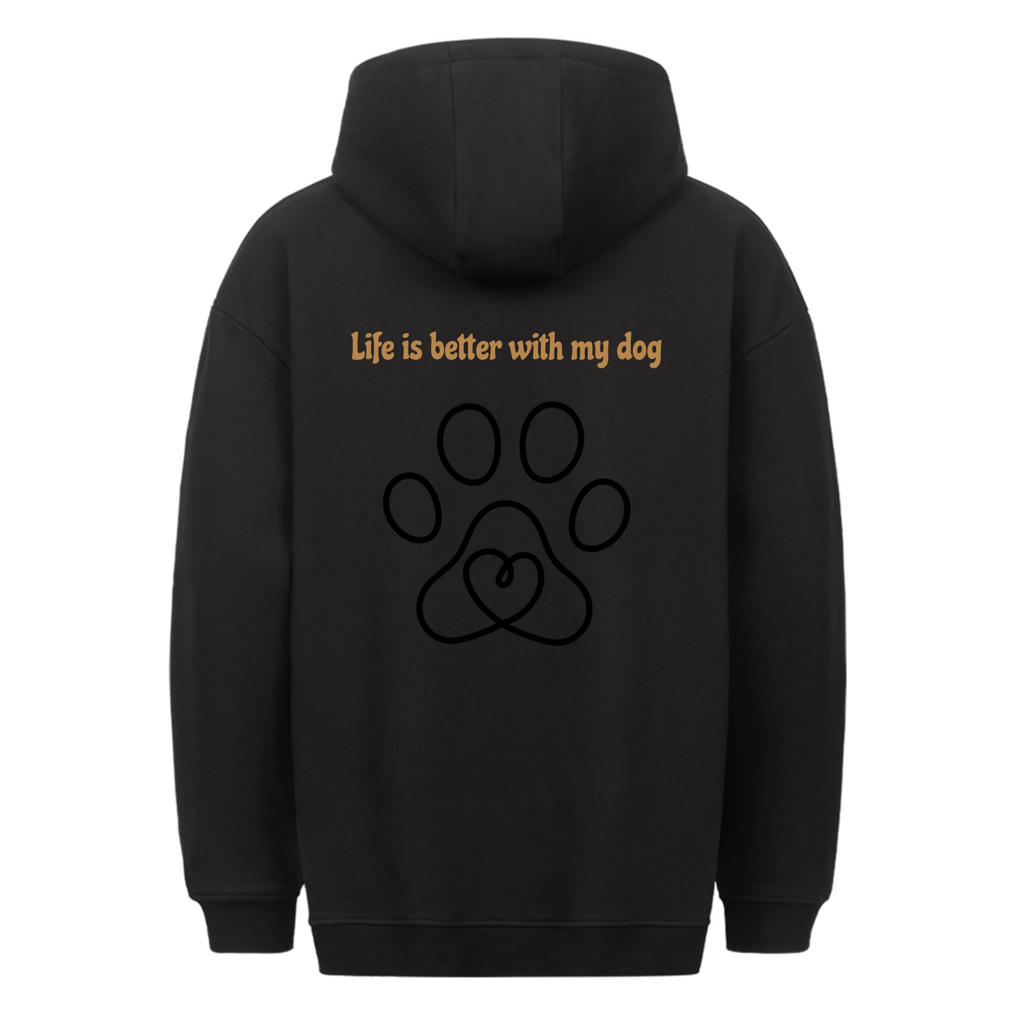 Personalisierter Hunde Hoodie-Dein Hund im Mittelpunkt