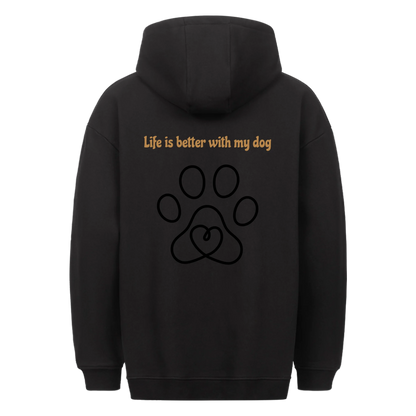 Personalisierter Hunde Hoodie-Dein Hund im Mittelpunkt
