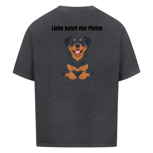 Mein Rottweiler. Meine Familie.- Oversized Shirt