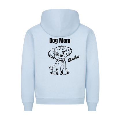 Personalisierter Dog Mom Hoodie mit Hundename
