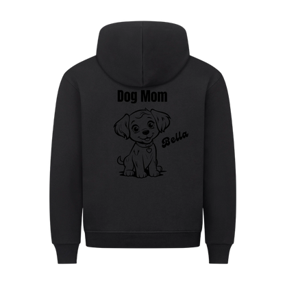 Personalisierter Dog Mom Hoodie mit Hundename