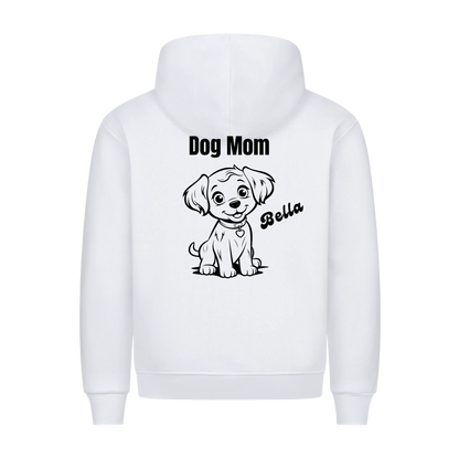 Personalisierter Dog Mom Hoodie mit Hundename