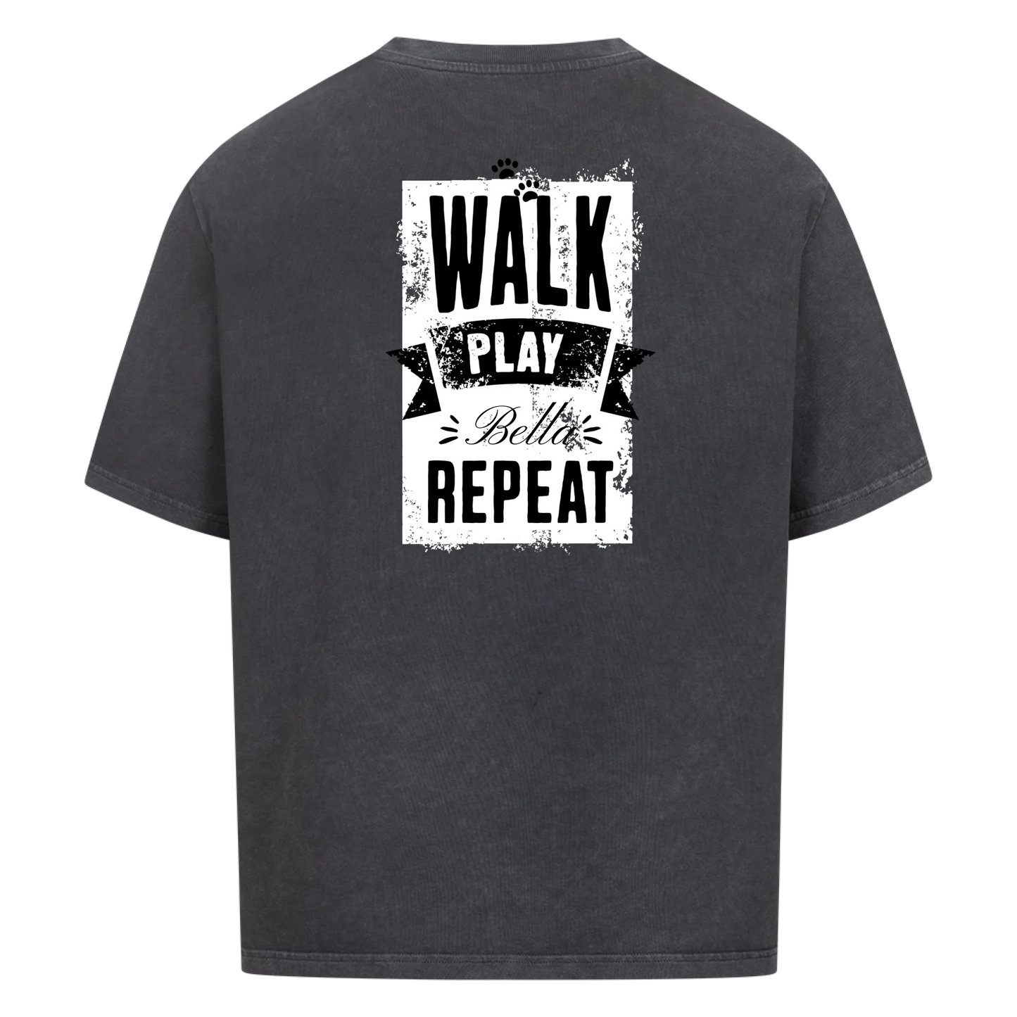 Dein Hund. Deine Loyalität.-Personalisiertes Oversized T-Shirt