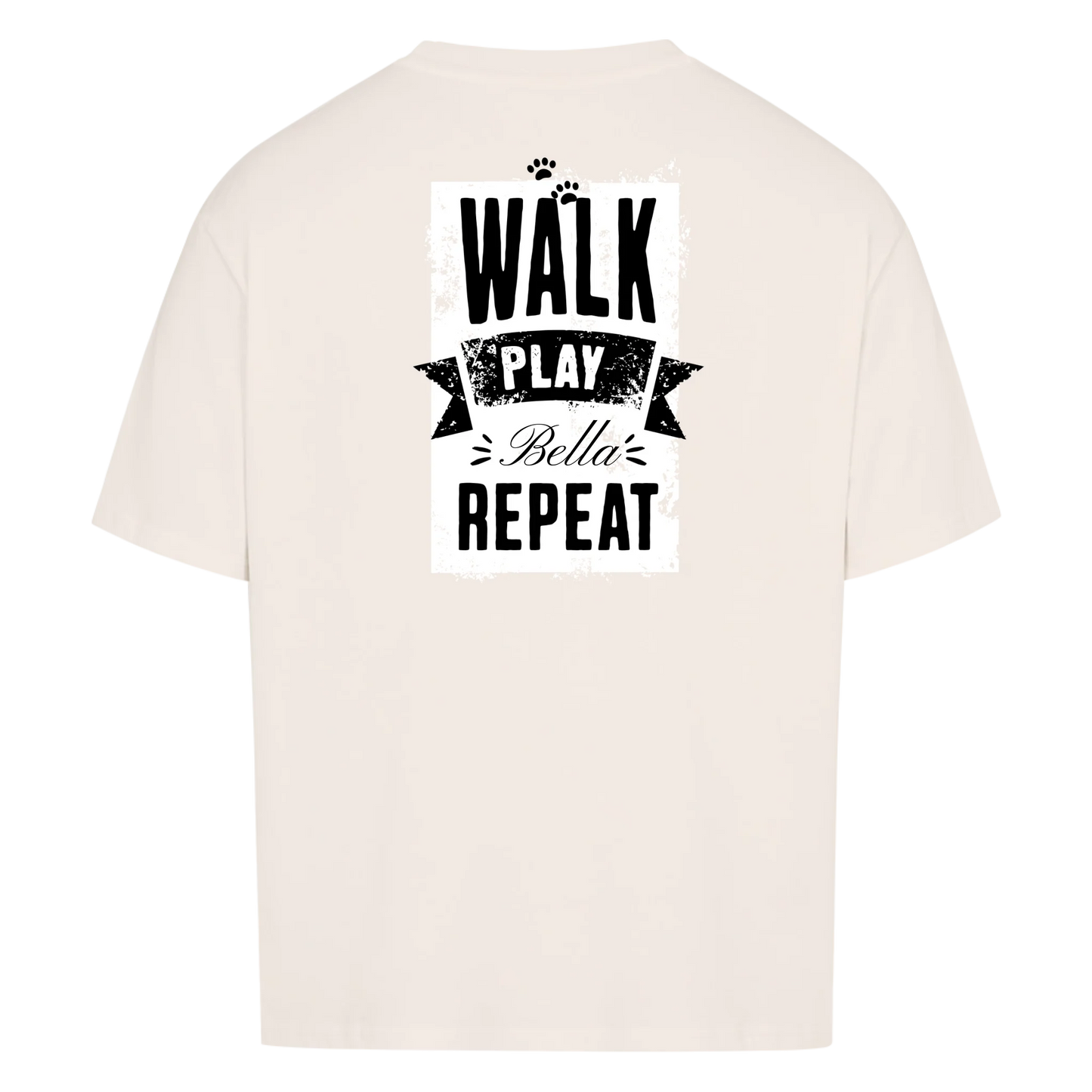 Dein Hund. Deine Loyalität.-Personalisiertes Oversized T-Shirt