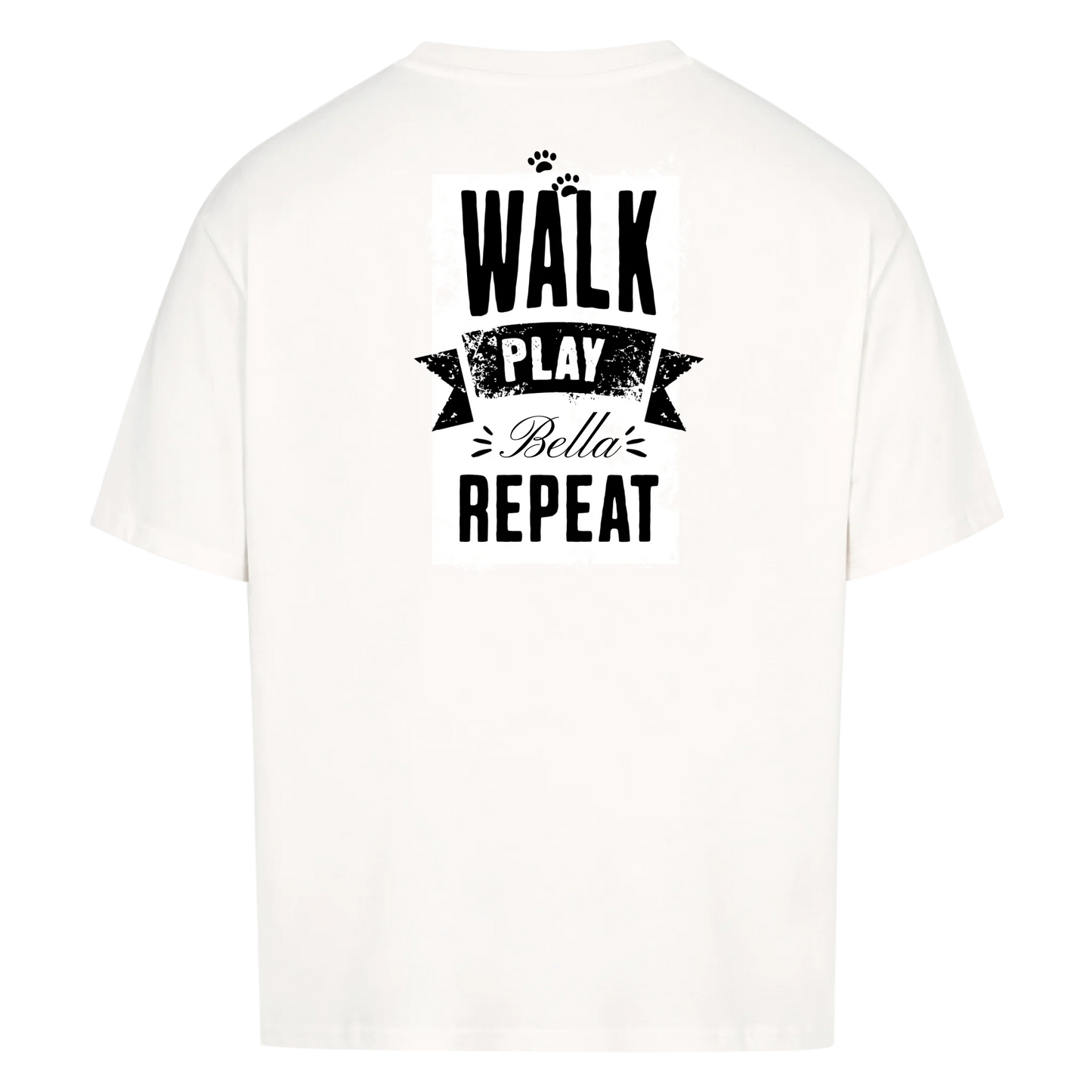 Dein Hund. Deine Loyalität.-Personalisiertes Oversized T-Shirt
