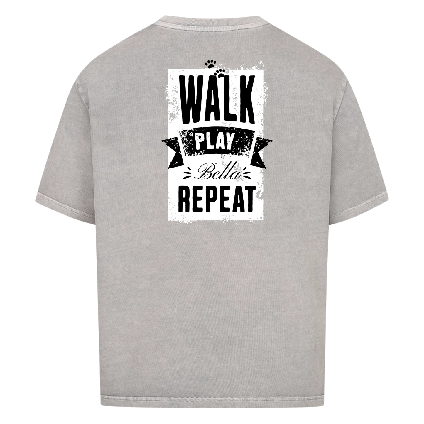 Dein Hund. Deine Loyalität.-Personalisiertes Oversized T-Shirt