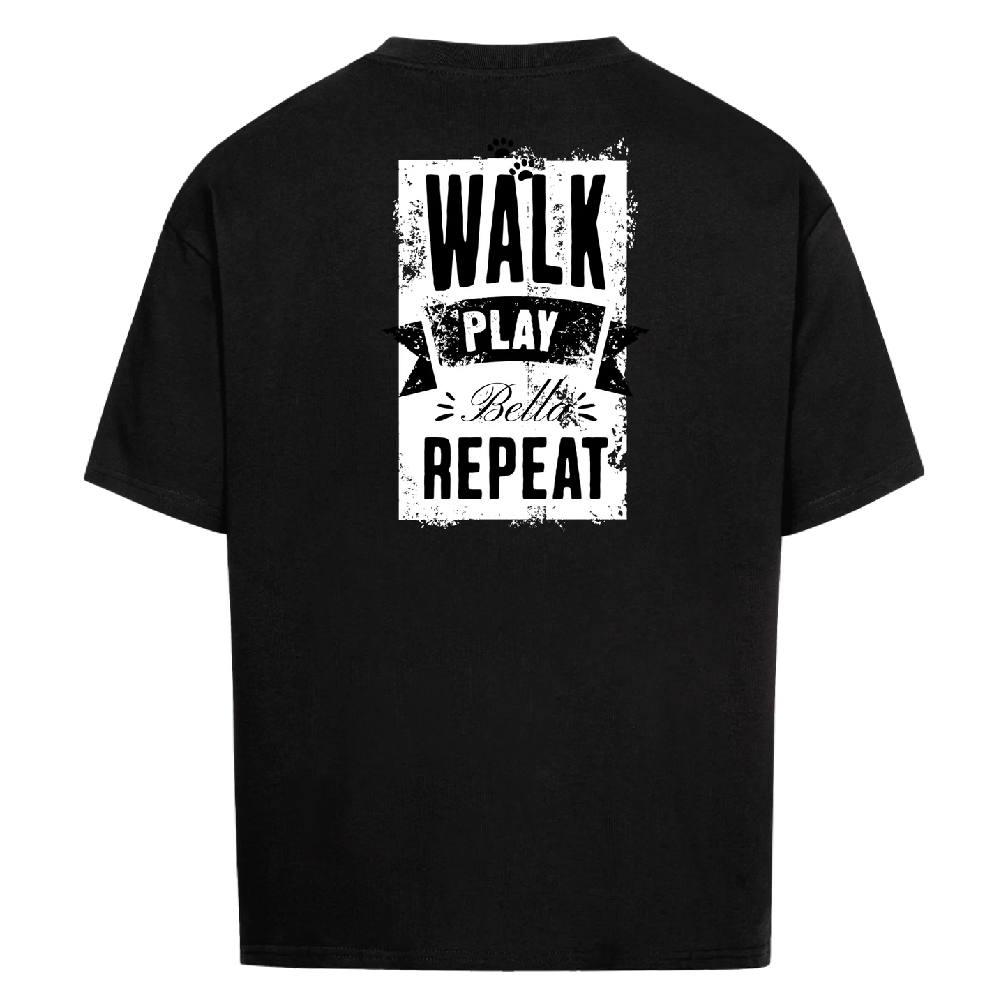 Dein Hund. Deine Loyalität.-Personalisiertes Oversized T-Shirt