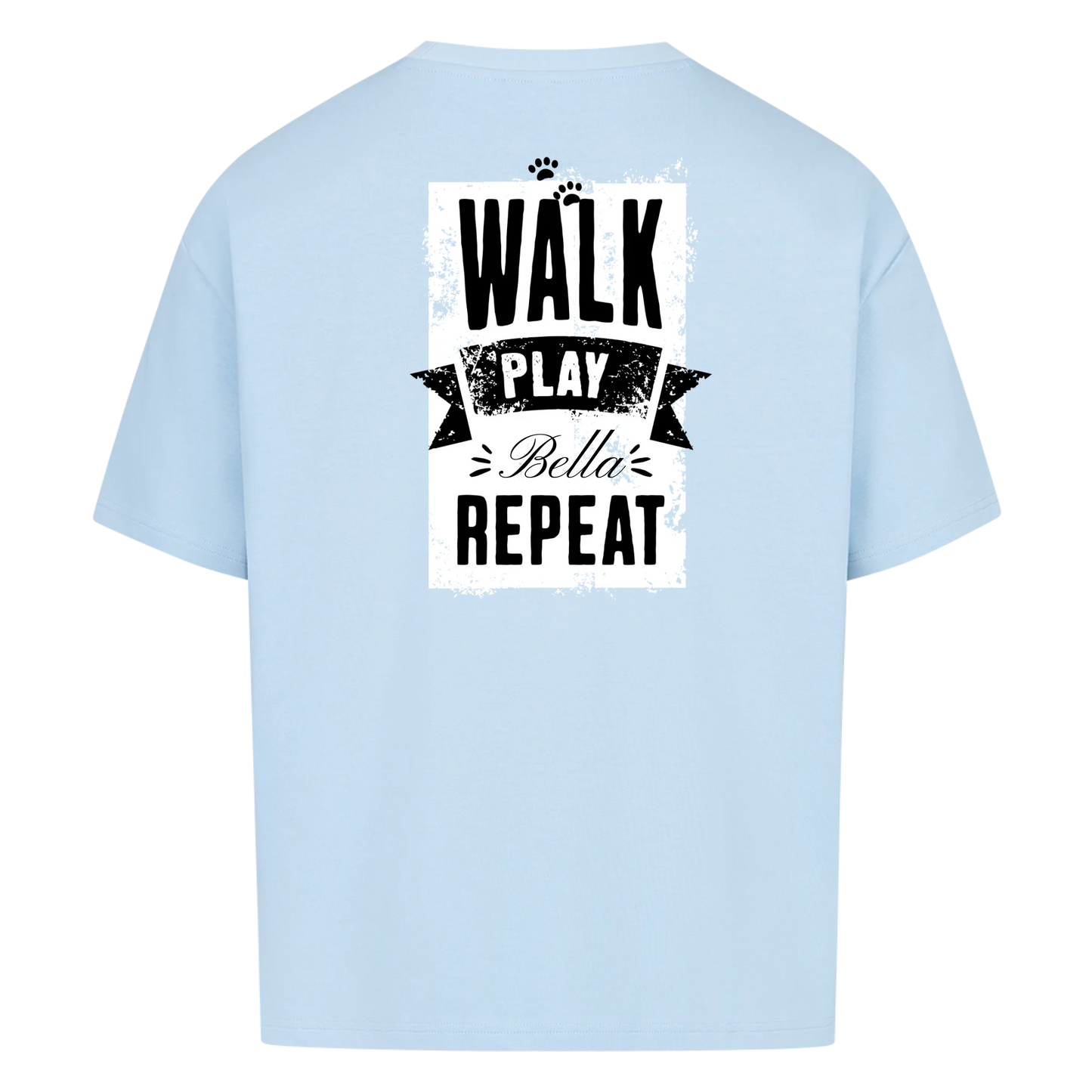 Dein Hund. Deine Loyalität.-Personalisiertes Oversized T-Shirt