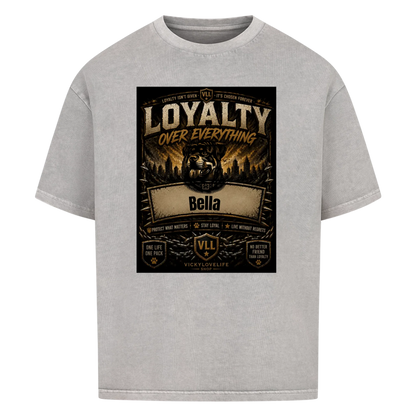 Dein Hund. Deine Loyalität.-Personalisiertes Oversized T-Shirt