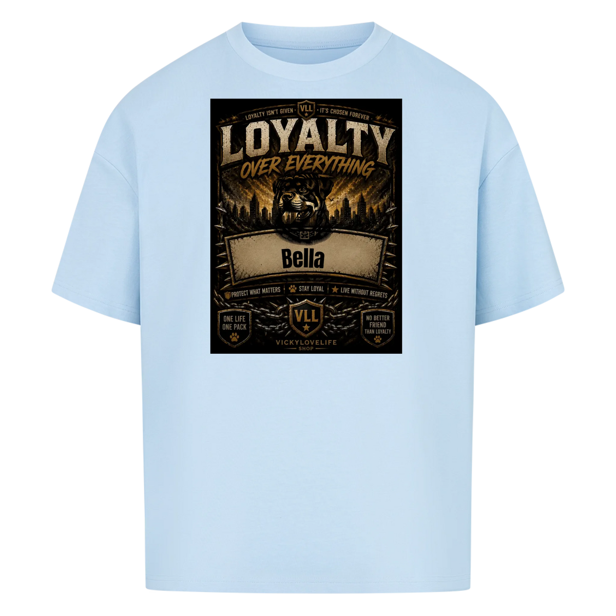 Dein Liebling, dein Style, sein foto-personalisiertes Oversized-Shirt