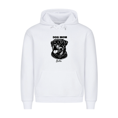 Personalisierter Dog Mom Hoodie mit Hundename