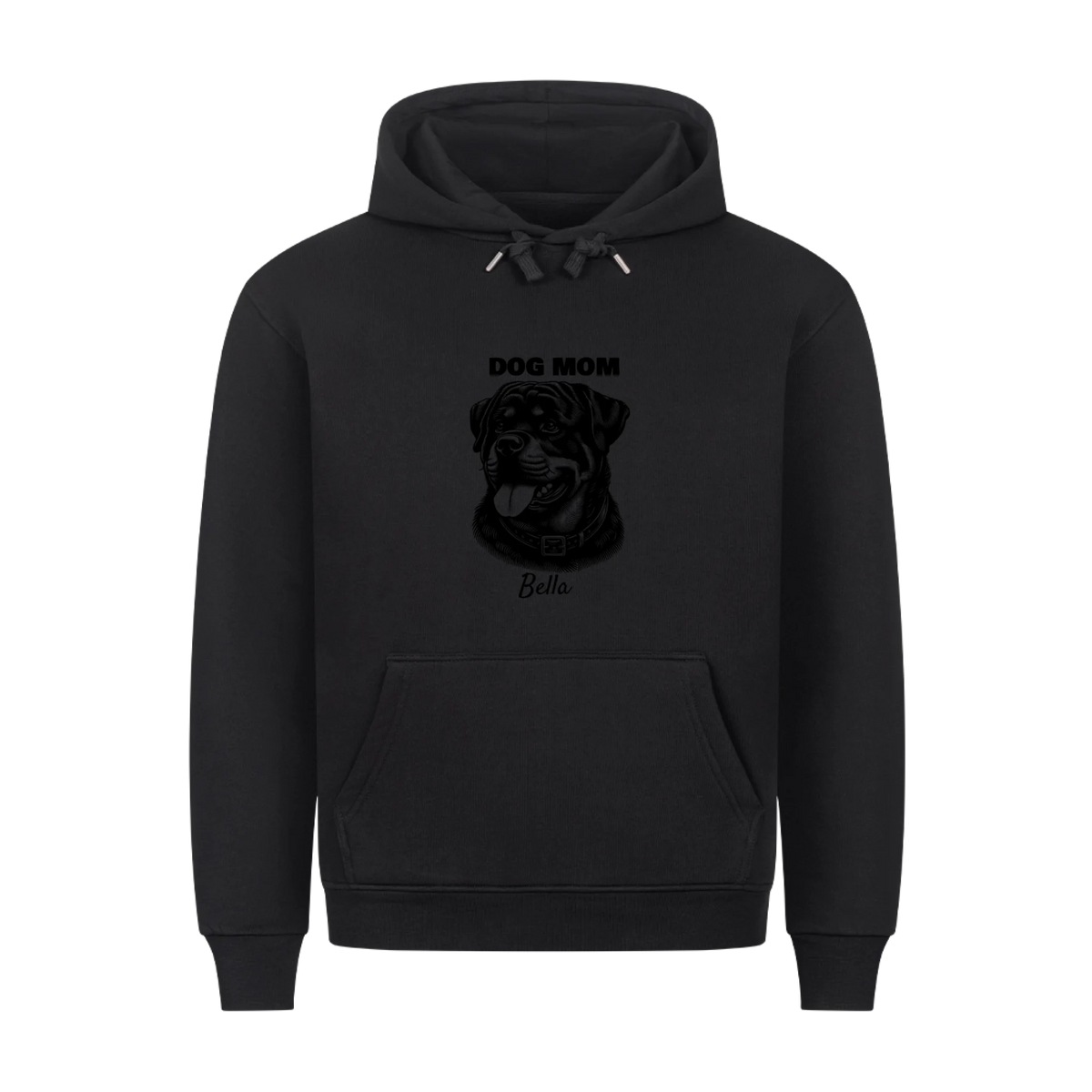 Personalisierter Dog Mom Hoodie mit Hundename