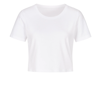 Damen-Crop-Top personalisiert – Dein Hund & Name