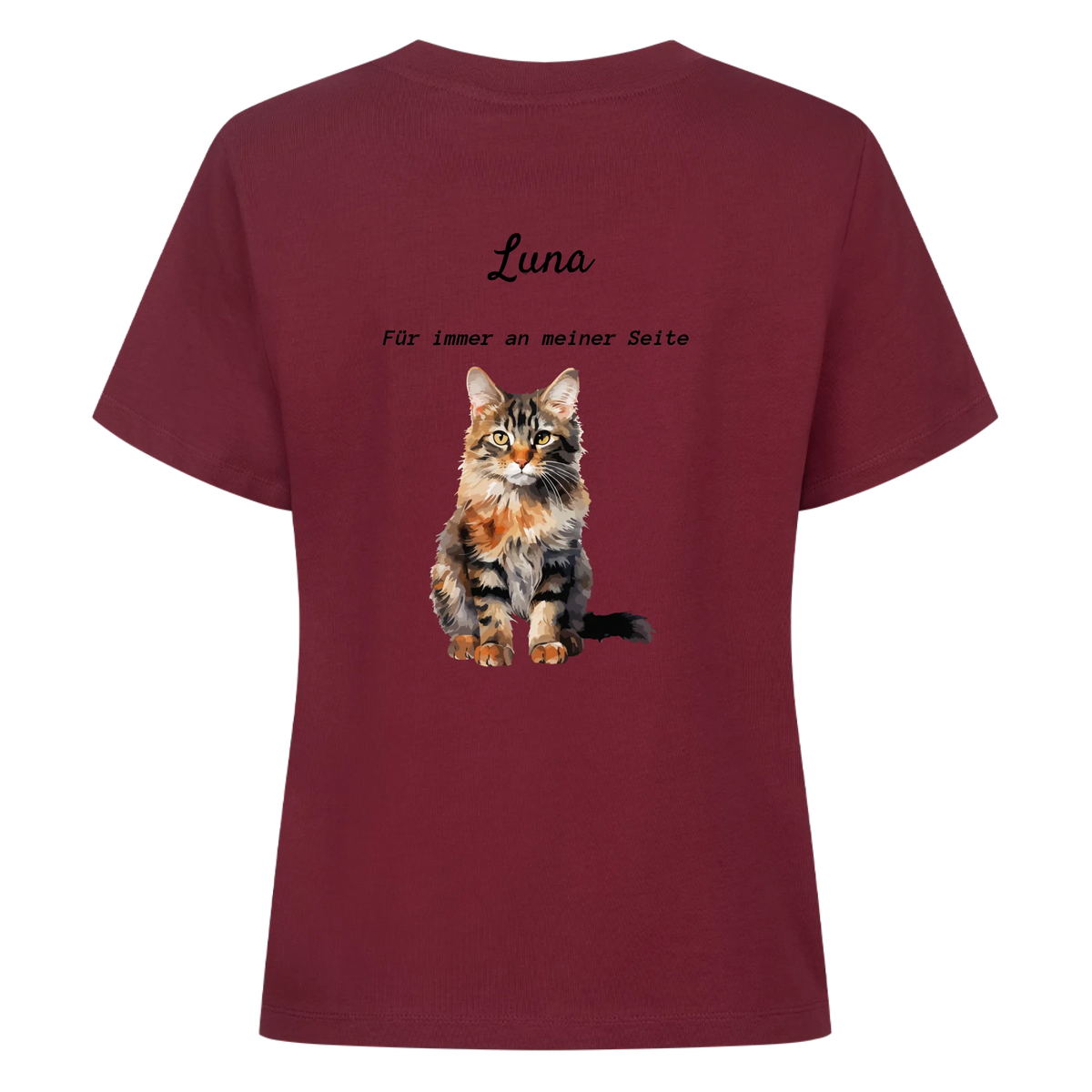 Personalisiertes T-Shirt mit deinem Foto, Wunschtext & Vierbeiner