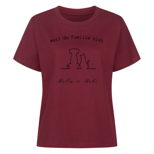 Personalisiertes T-Shirt mit deinem Foto, Wunschtext & Vierbeiner