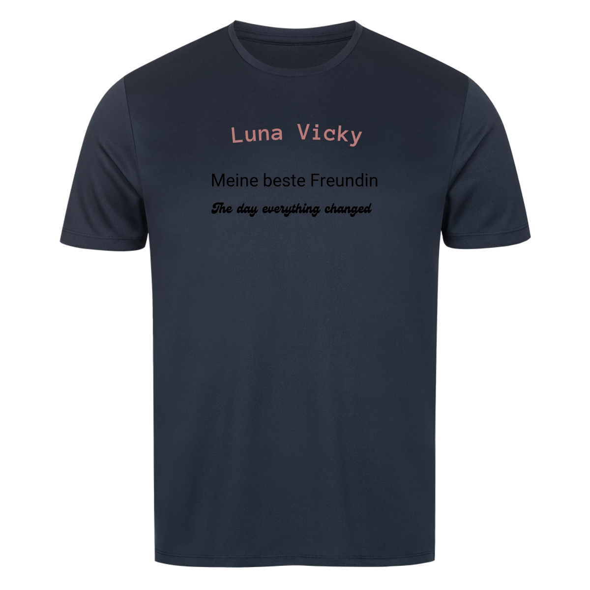 Personalisiertes T-Shirt mit Name, Datum & Wunschtext