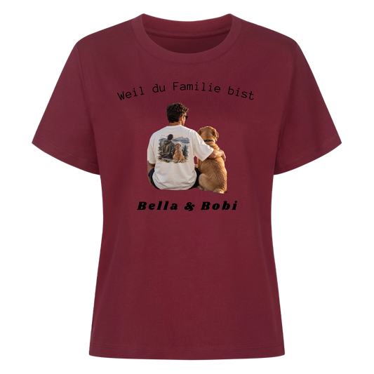 Personalisiertes T-Shirt mit deinem Foto, Wunschtext & Vierbeiner
