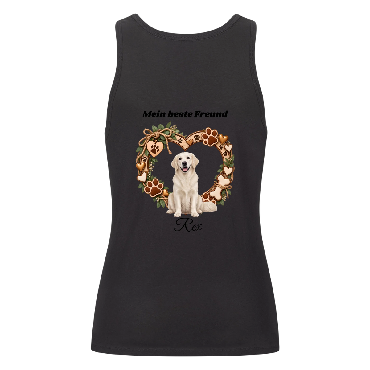 Personalisiertes Hunde-T-Shirt mit Foto & Name